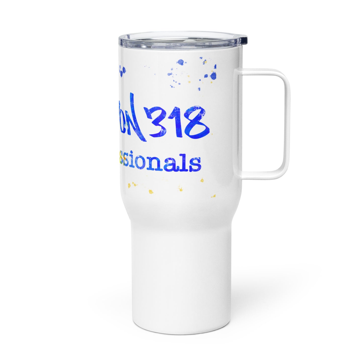 Stockton 318 Travel mug with a handle